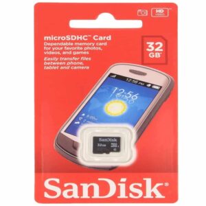 SanDisk 32GB Class 4 micro SDHC Flash Memory Card