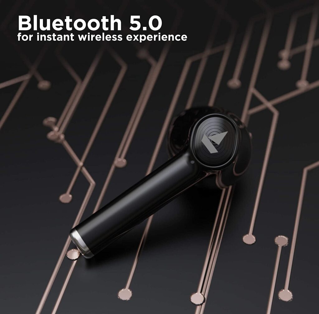 Boat Airdopes 131 Wireless Earbuds and TypeC Charging ( Black