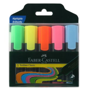 Faber-Castell Textliner - Pack of 5 (Assorted)