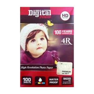 HD Digital Matte Paper (4*6) 264 GSM 100 Sheets