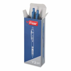 FLAIR V2 Retractable Gel Pen (1pc) Blue