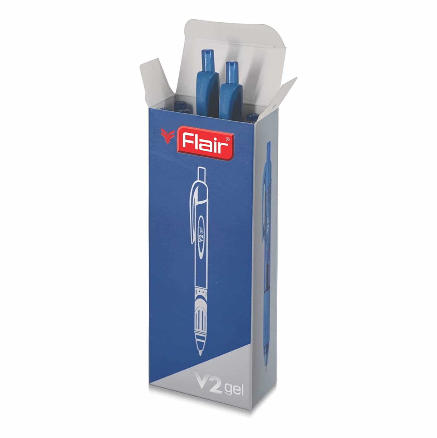 FLAIR V2 Retractable Gel Pen (1pc) Blue