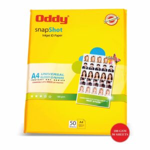 Oddy 180 GSM A4 Size Glossy Photo Paper (50 Sheet)