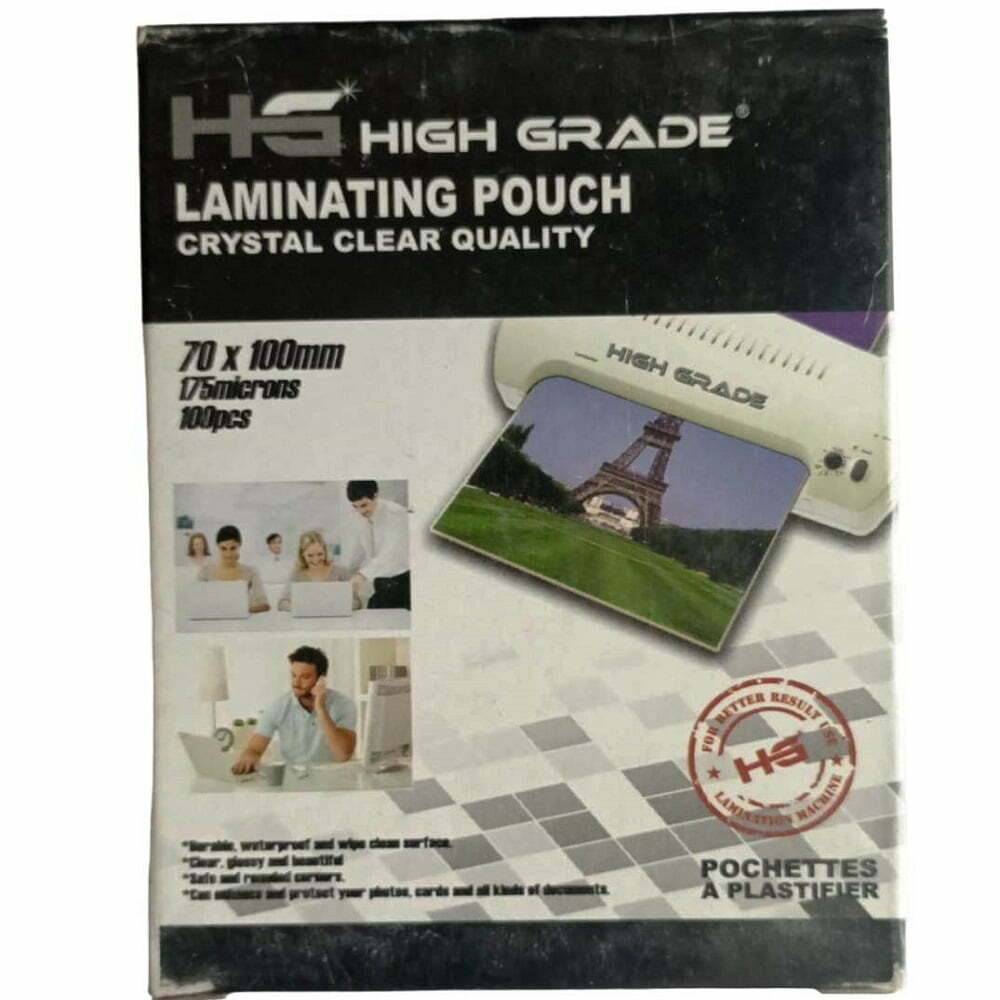 High Grade Lamination Pouch 250 mic 70*100 (100 Sheet)