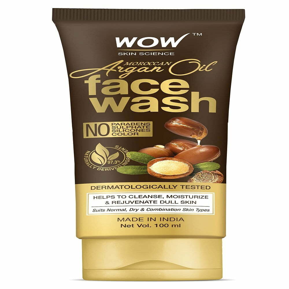 WOW Skin Science Moroccan Argan Oil Face Wash-100ML