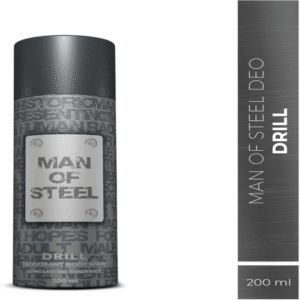 DENVER Man Of Steel Drill Deodorant Spray for men 200ml
