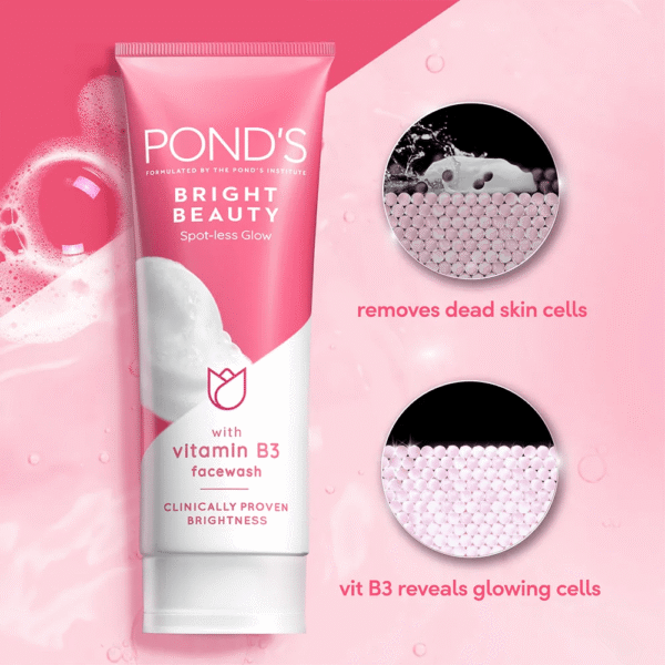 POND'S Bright Beauty Facewash With Vitamin B3, 200g