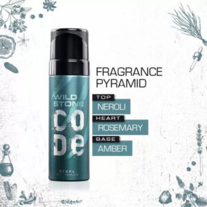 Wild Stone CODE Steel  Body Perfume for Men,150ml