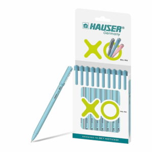 Hauser XO Ball Pen (Pack of 10) Blue