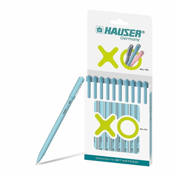 Hauser XO Ball Pen (Pack of 10) Blue