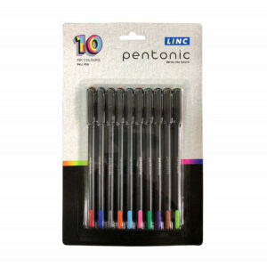 Pentonic Color Ball Pen Pack of 10 (Multi)