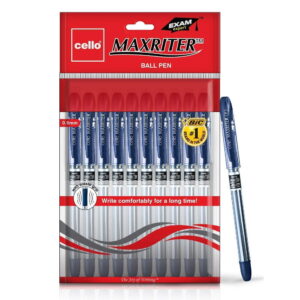 Cello Maxriter longest writing ball Pen Pack of 10 (Blue)