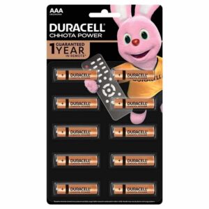 Duracell Ultra Chhotta Power AAA Batteries, (Pack of 10)
