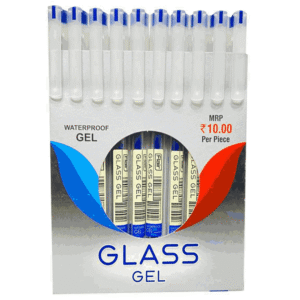 FLAIR Glass Gel Pen Ink (Pack of 10) Blue