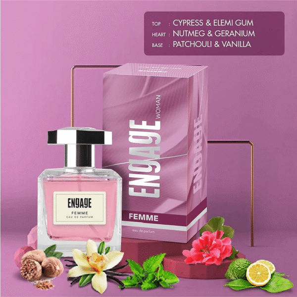 Engage Femme Perfume long lasting  For Women, 100 Ml
