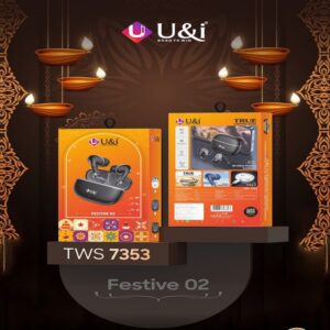 U&I wireless gaming earphone With Noise Reductions (TWS-7353)